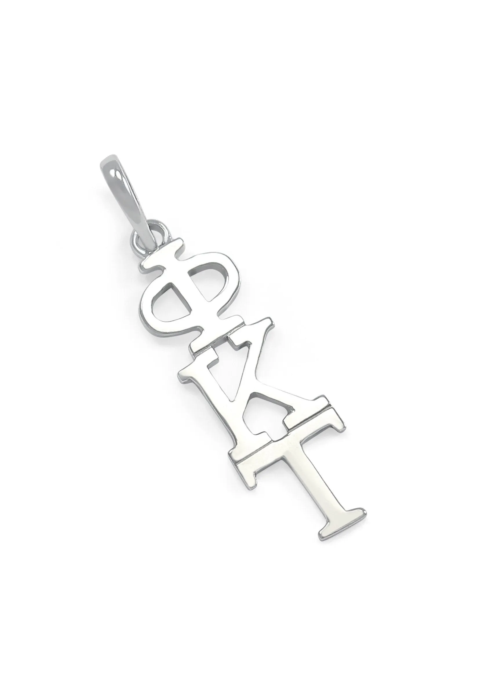 14k White Gold Phi Kappa Tau Lavaliere