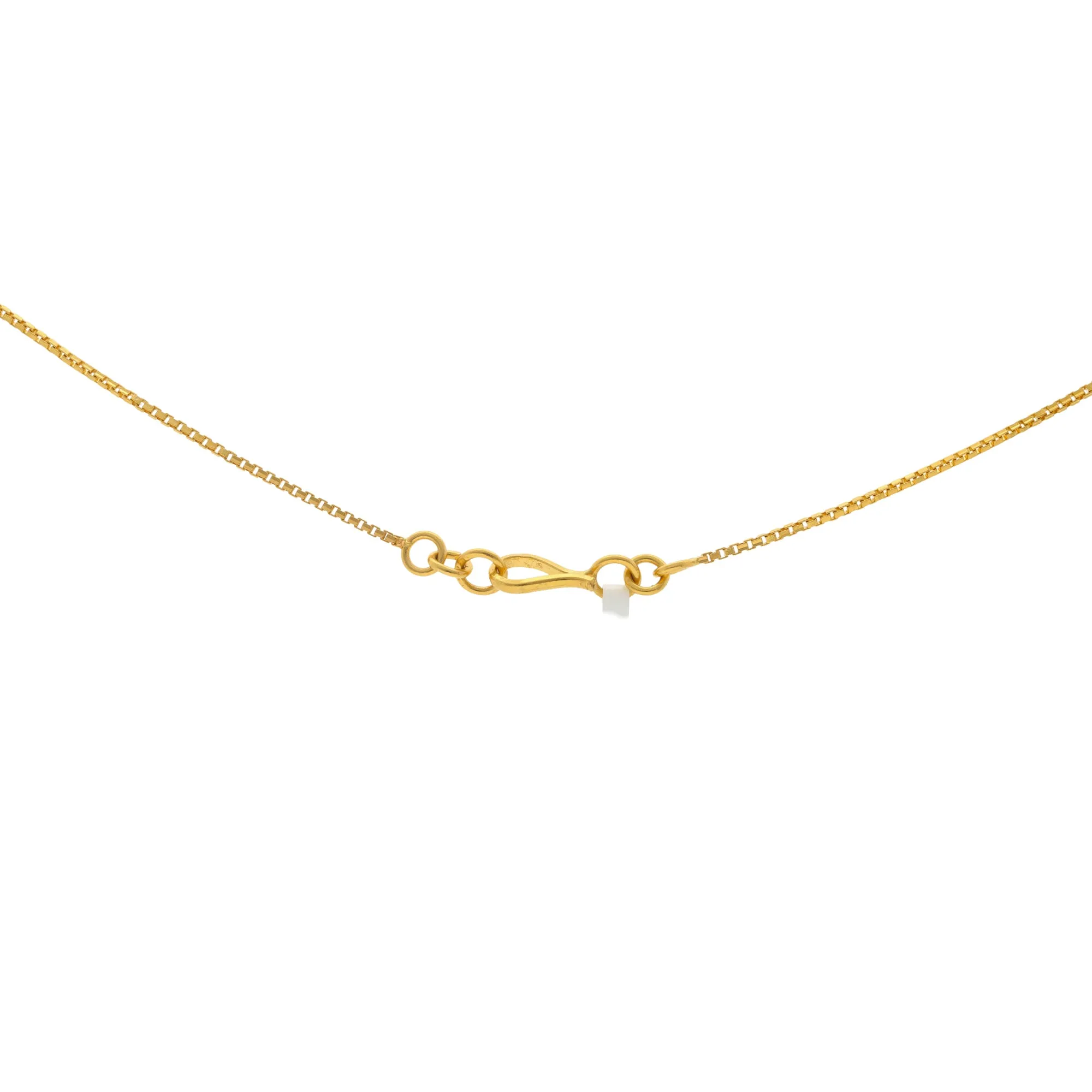 22K Yellow Gold Beaded Chain (8.5gm)