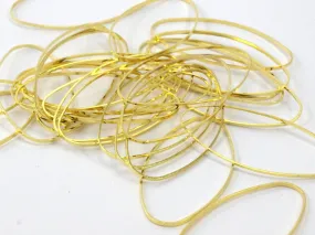 30 Raw Brass Oval Connectors (39.8x21 Mm)  D0218--Y354 Y163