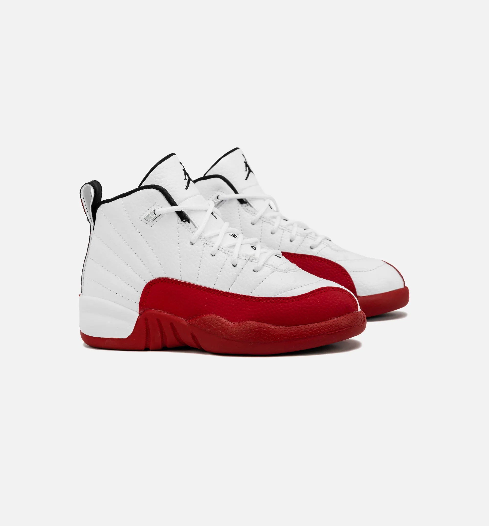 Air Jordan 12 Retro Cherry Preschool Lifestyle Shoe - Cherry/White