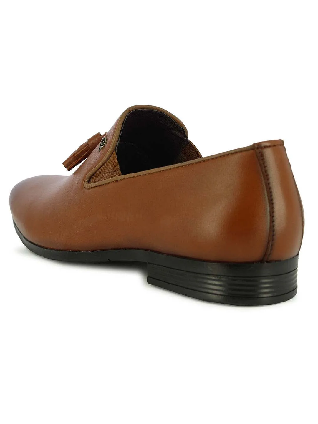 Alberto Torresi Evan Men's Tan Tassel Slip-Ons