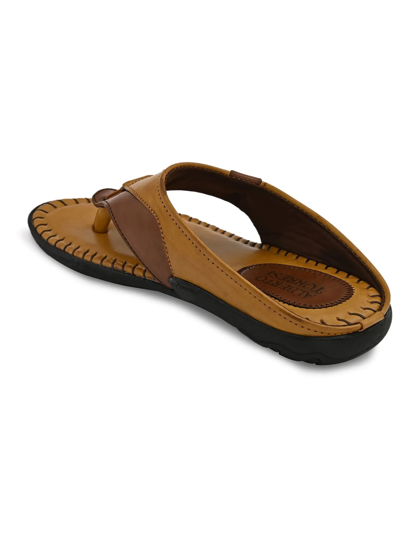 Alberto Torresi Men Tan Outdoor Slippers