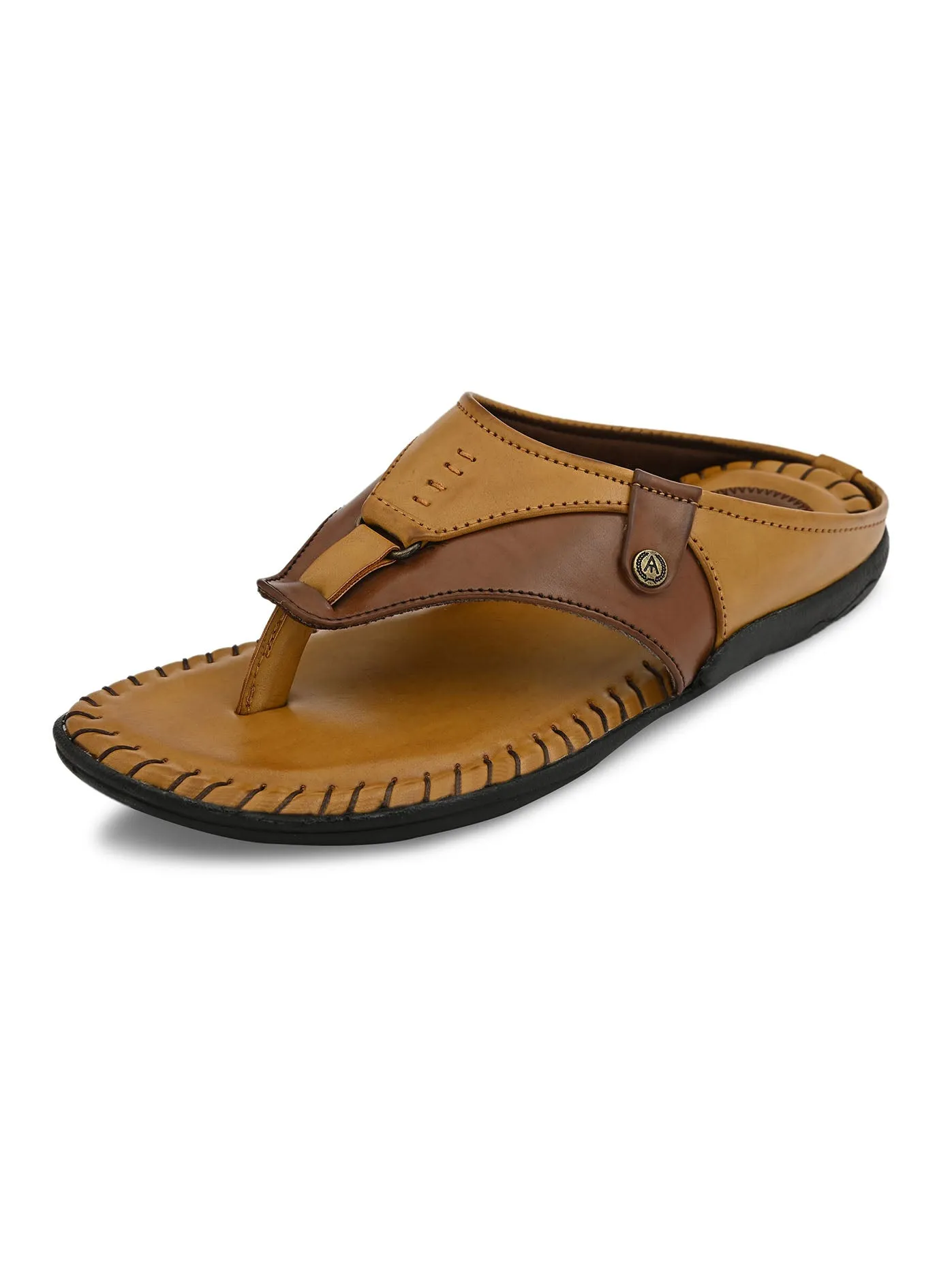 Alberto Torresi Men Tan Outdoor Slippers