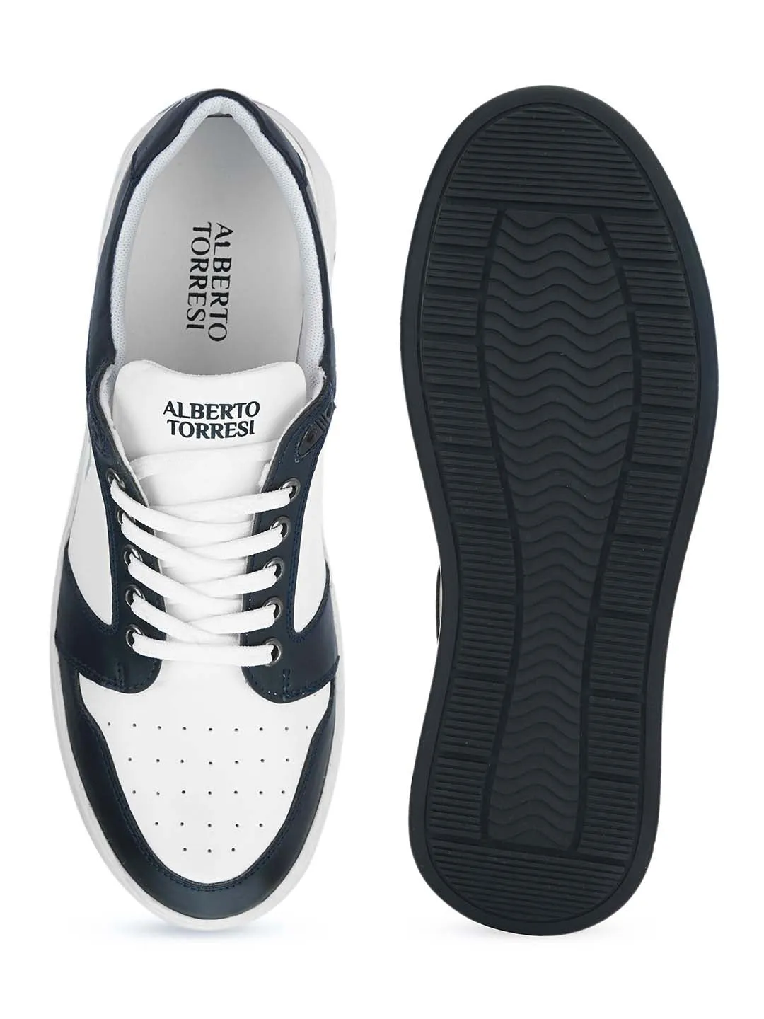 Alberto Torresi Synthetic Laceup Sneakers For Men