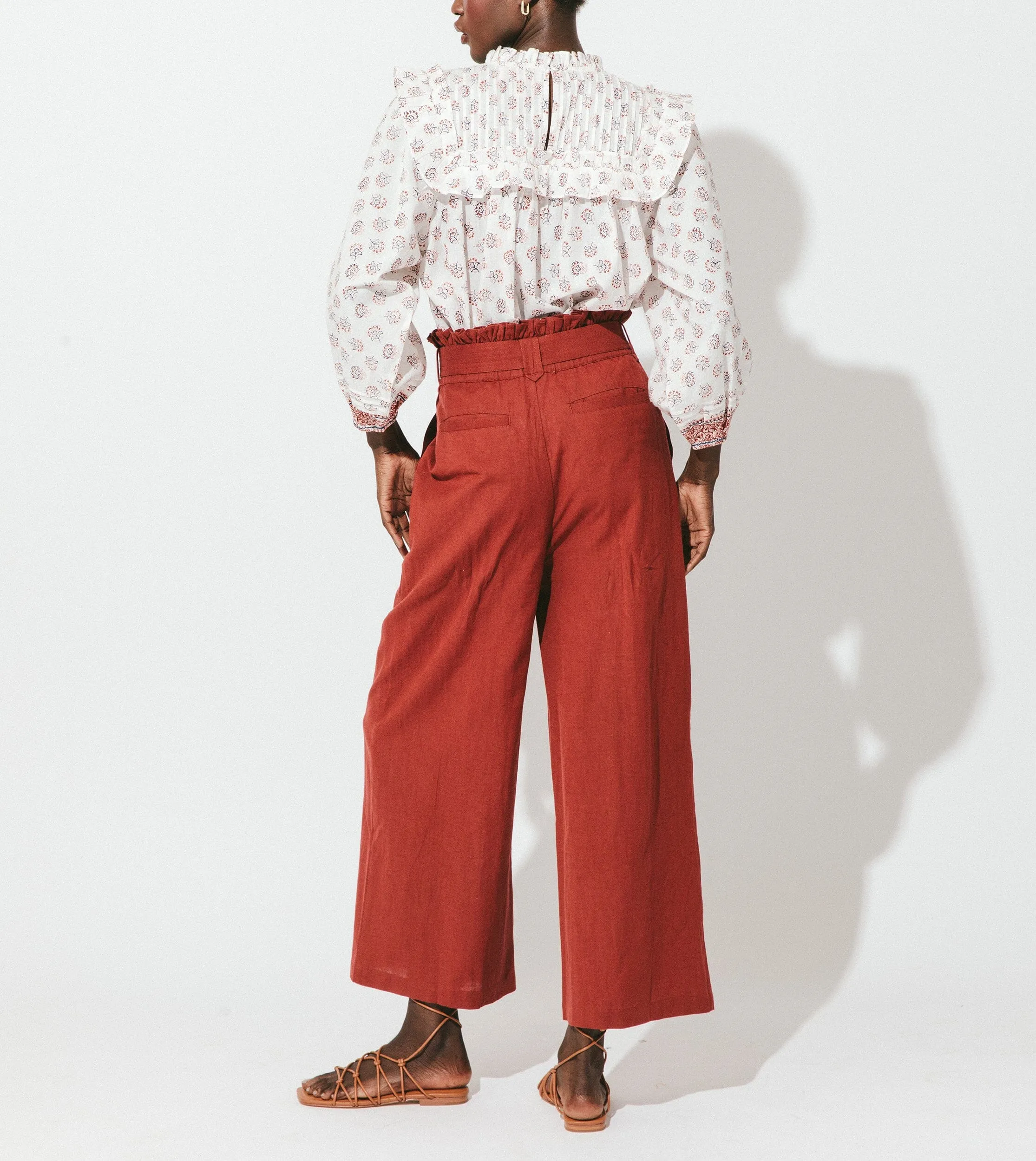 Althea Pant | Vintage Rust