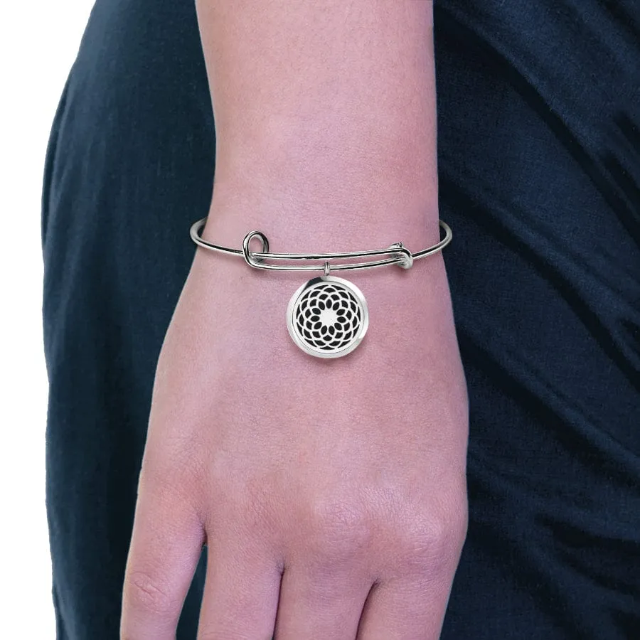 Aromatherapy Essential Oil Diffuser Adjustable Bangle