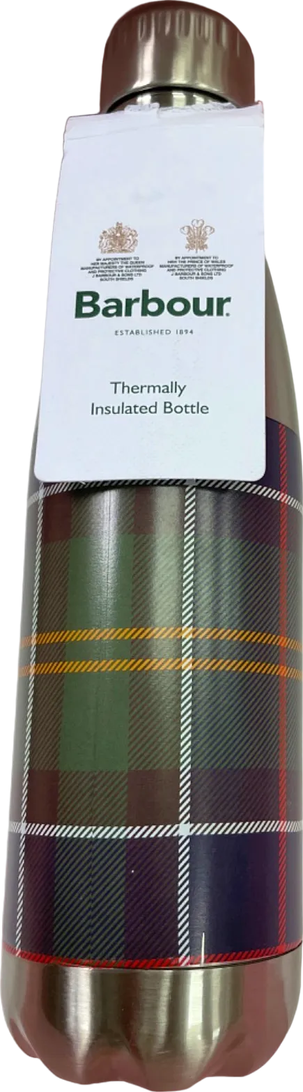 Barbour Classic Tartan Thermally Insulated Water Bottle One Size