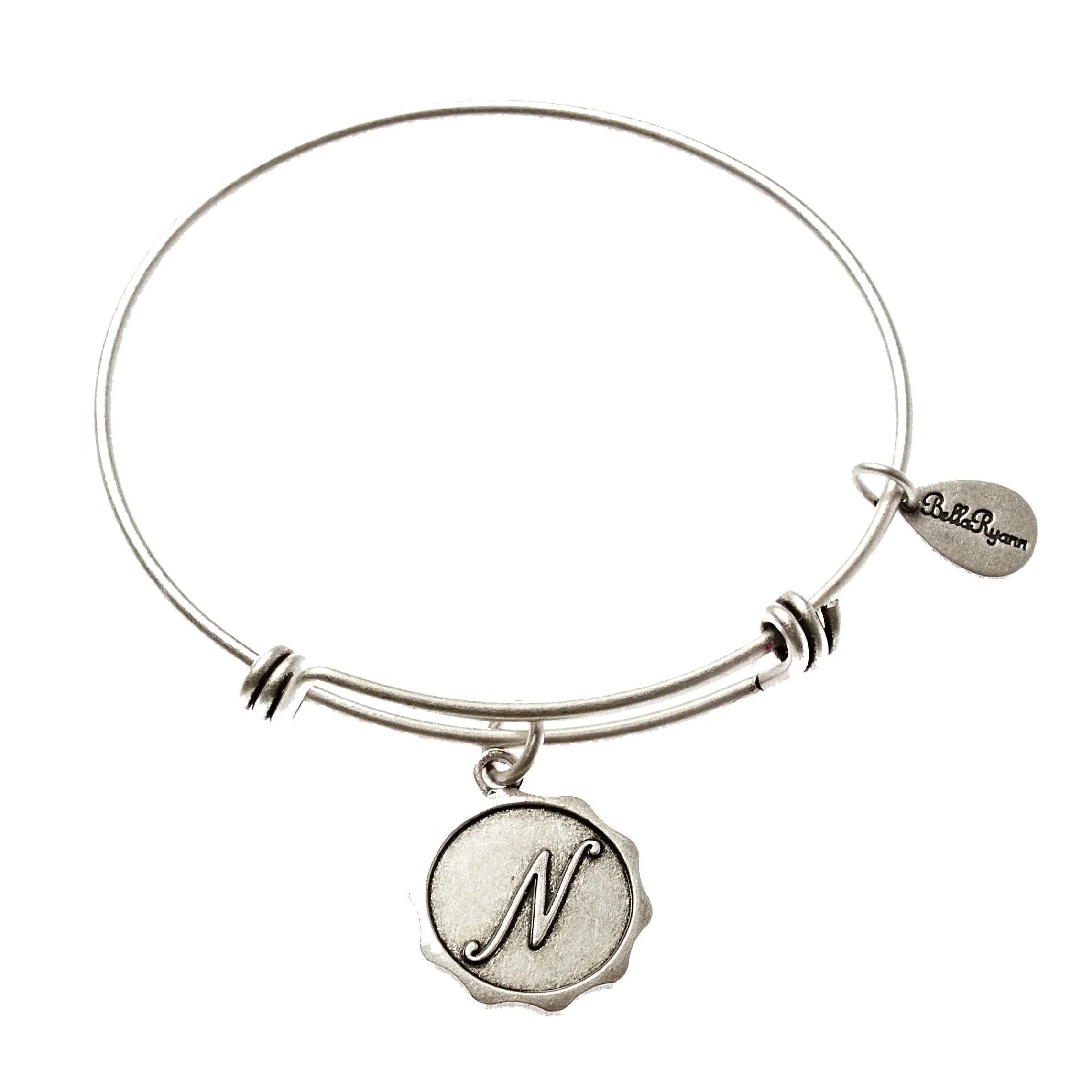 Bella Ryann Bangle Bracelet - Letter N