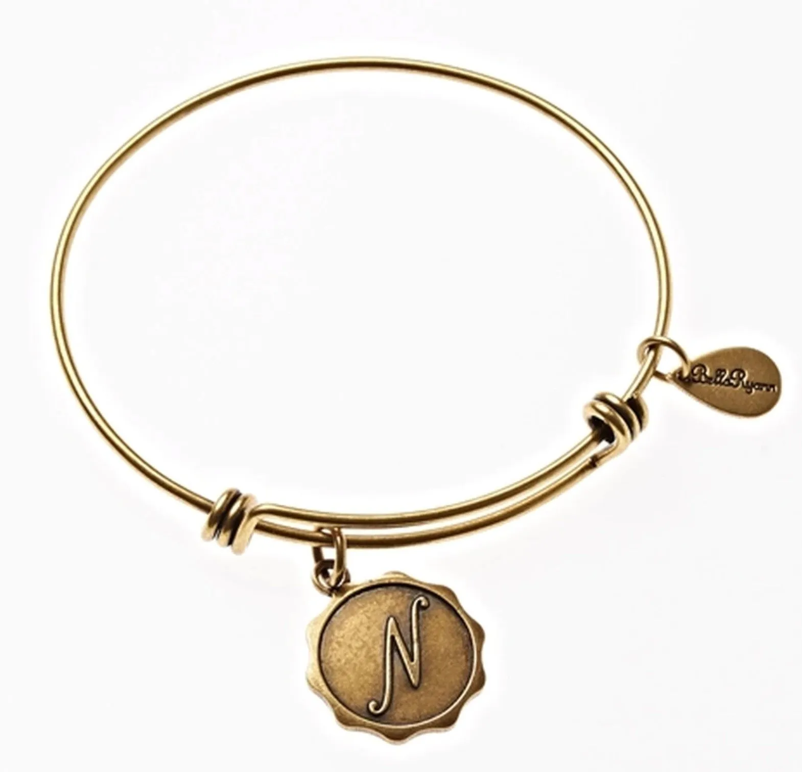 Bella Ryann Bangle Bracelet - Letter N