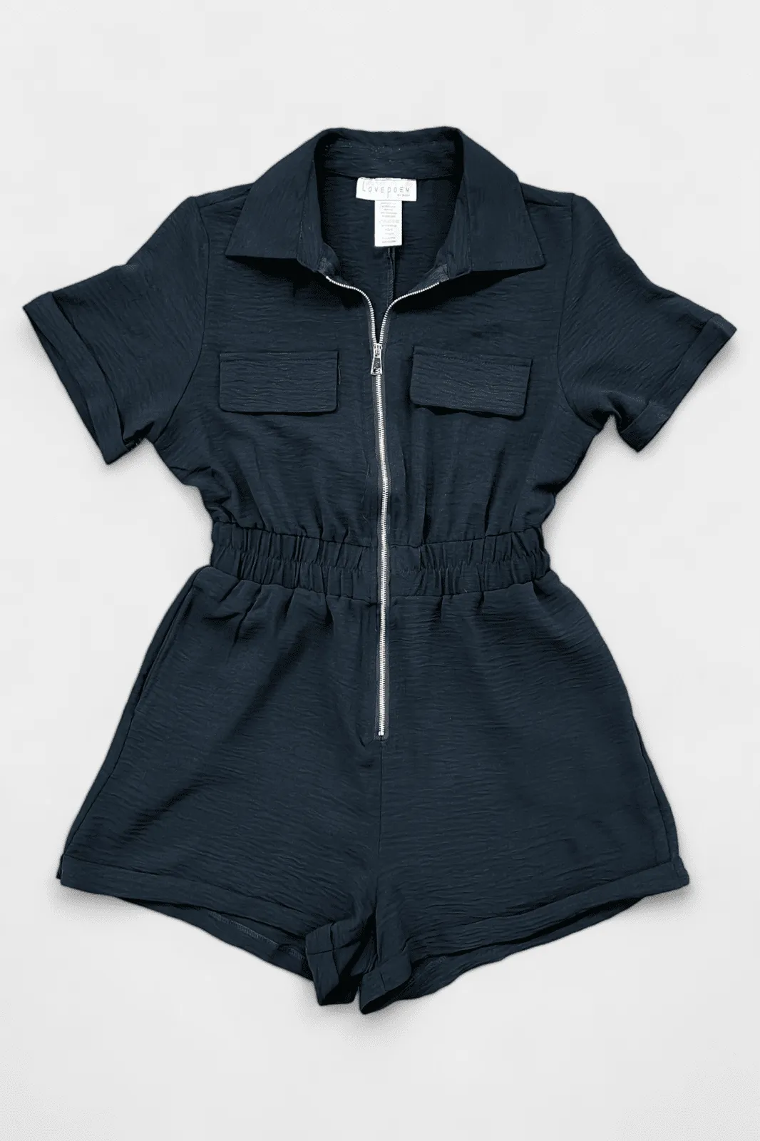 Black Airflow Romper