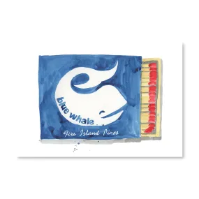 Blue Whale Matchbook