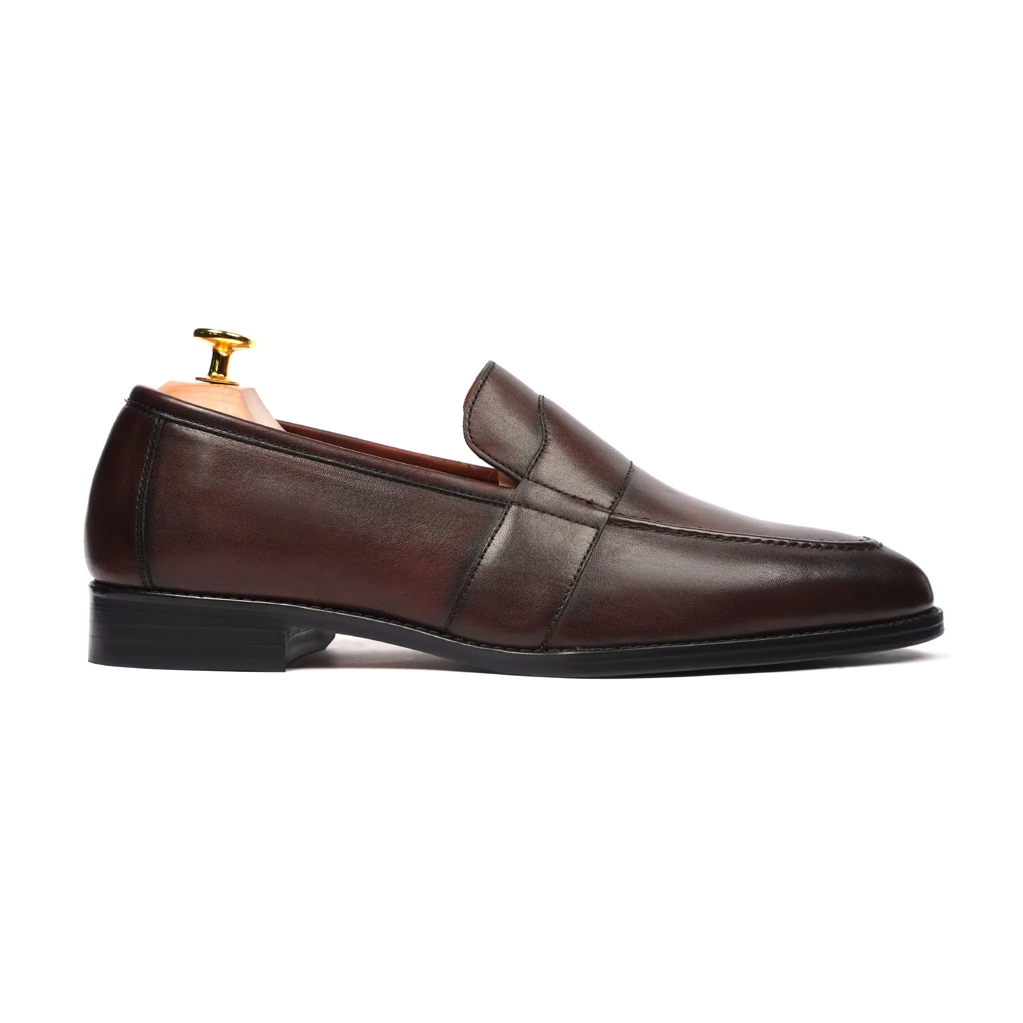 Bonavista - Men's Brown Calf Leather Loafer