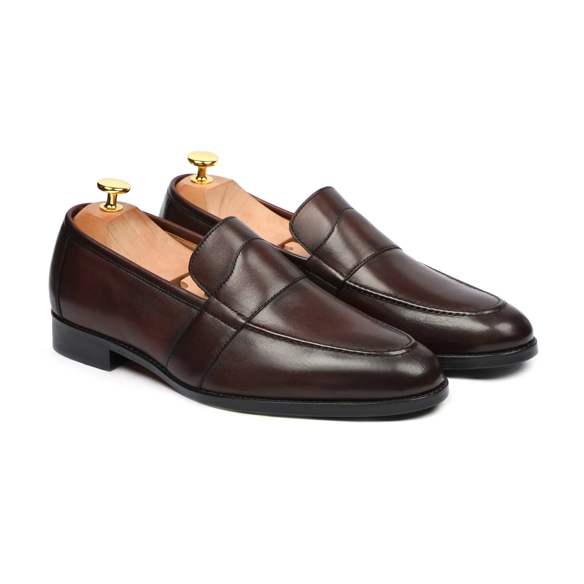 Bonavista - Men's Brown Calf Leather Loafer