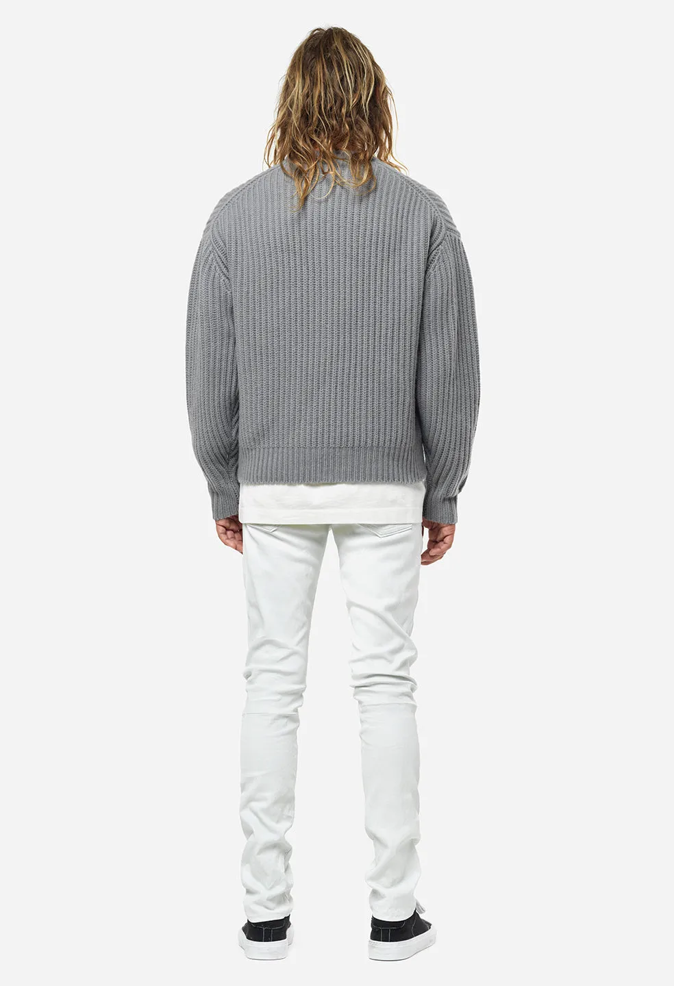 Capri Cashmere Crew / Smoke