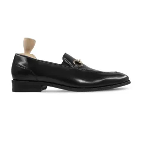 Carman - Men's Black Box Leather High Shine Loafer