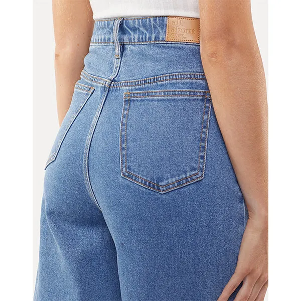 Charlie High Rise Wide Leg Jean - Heritage Blue