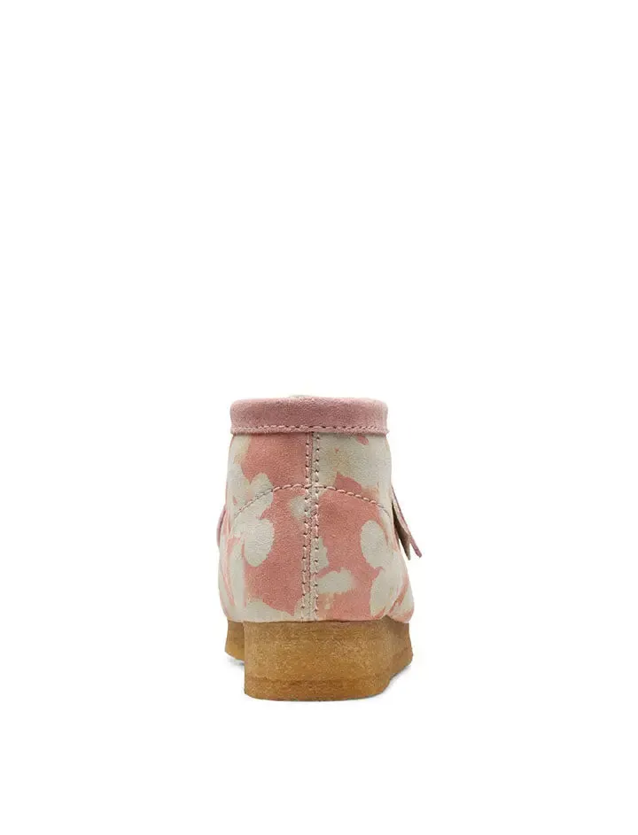 Clarks Originals Wallabee Boot Pink Floral