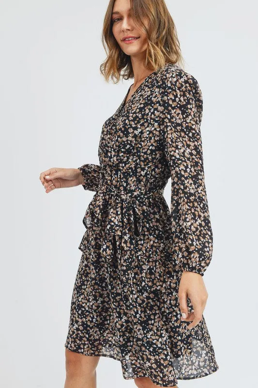 Collette Floral Flare Dress