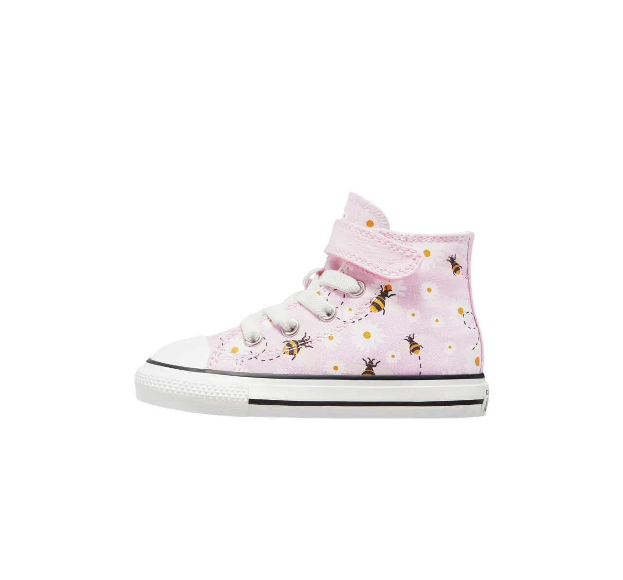 Converse Chuck Taylor All Star Easy-On Bees A01620C pink white black high canvas shoe 