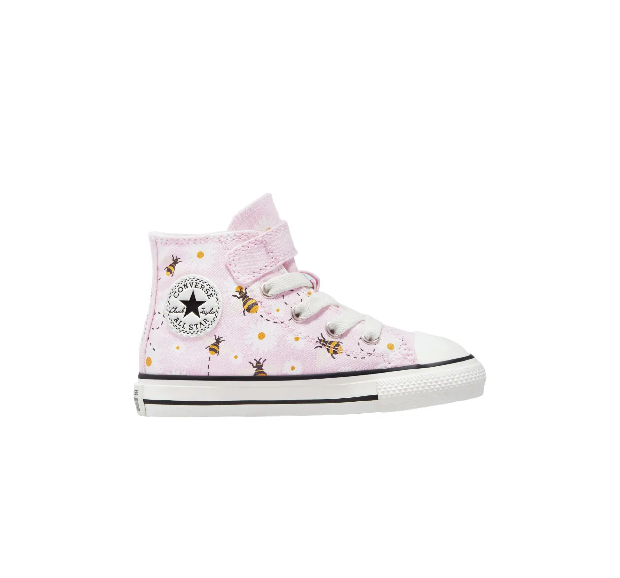 Converse Chuck Taylor All Star Easy-On Bees A01620C pink white black high canvas shoe 