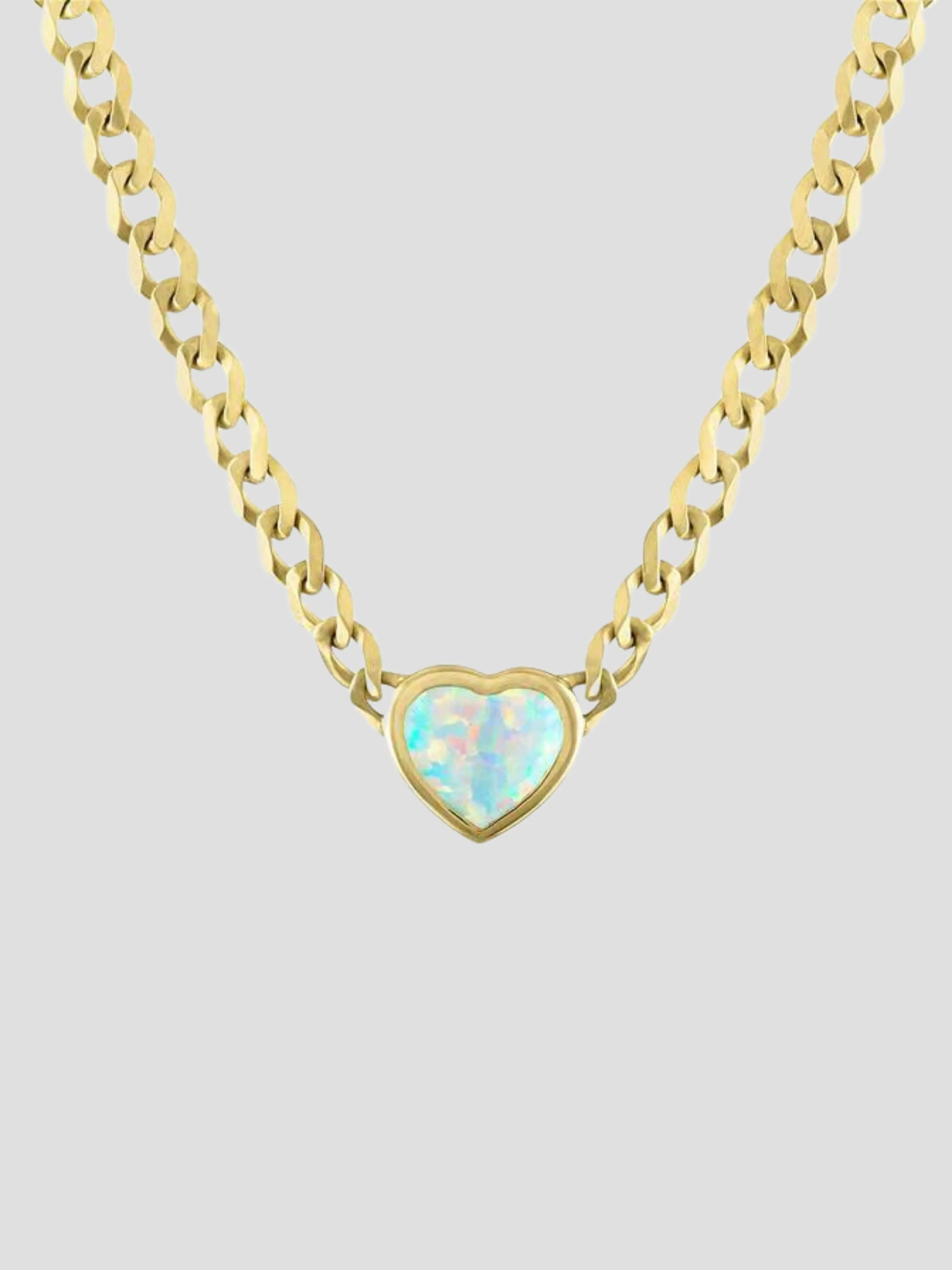 Cooper Heart Pendant Necklace