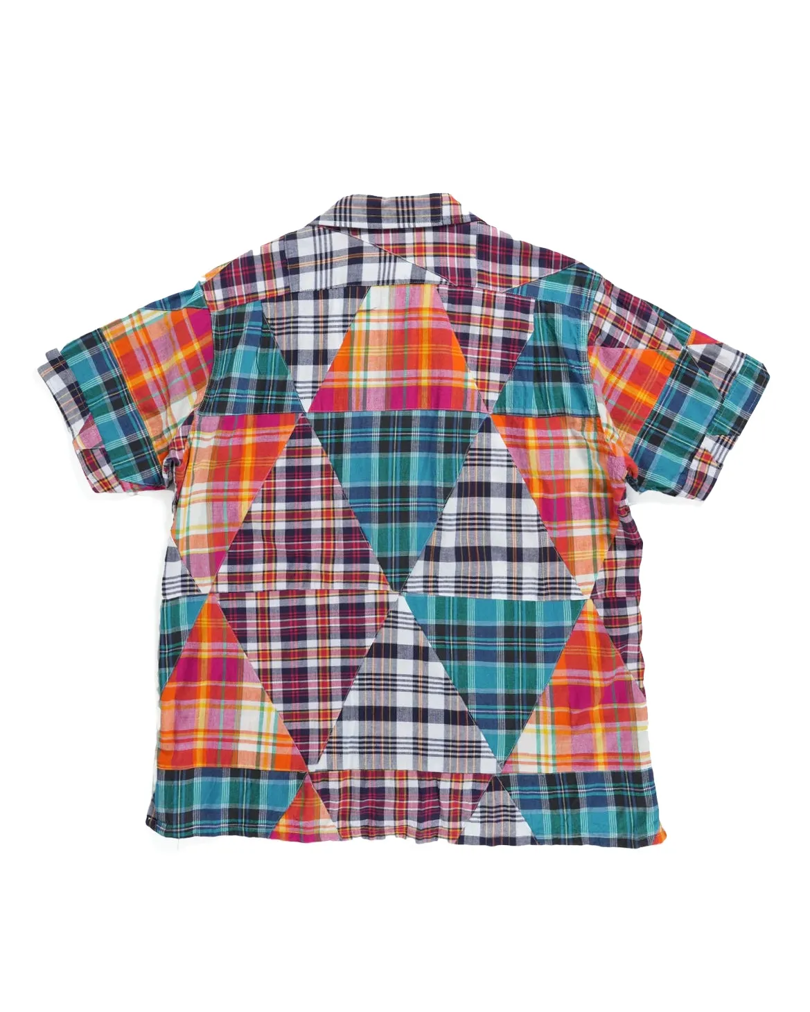 Engineered Garments Multi Patchwork Plaid Camp Shirt