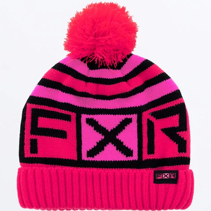 FXR Youth Helium Beanie Raspberry/Electric Pink