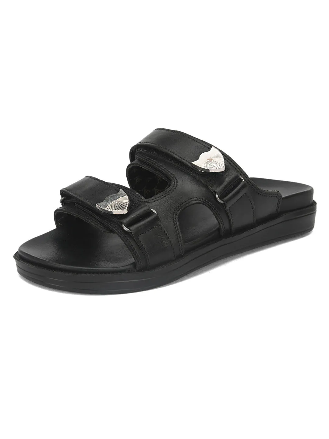 Genuine Leather Comfortable Fashionable Sandal with accent