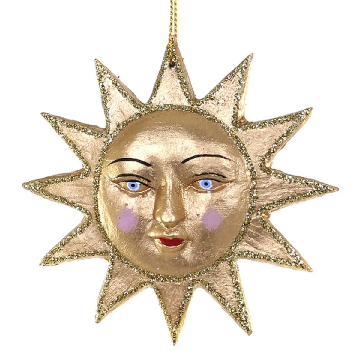 Gilded Sun Ornament