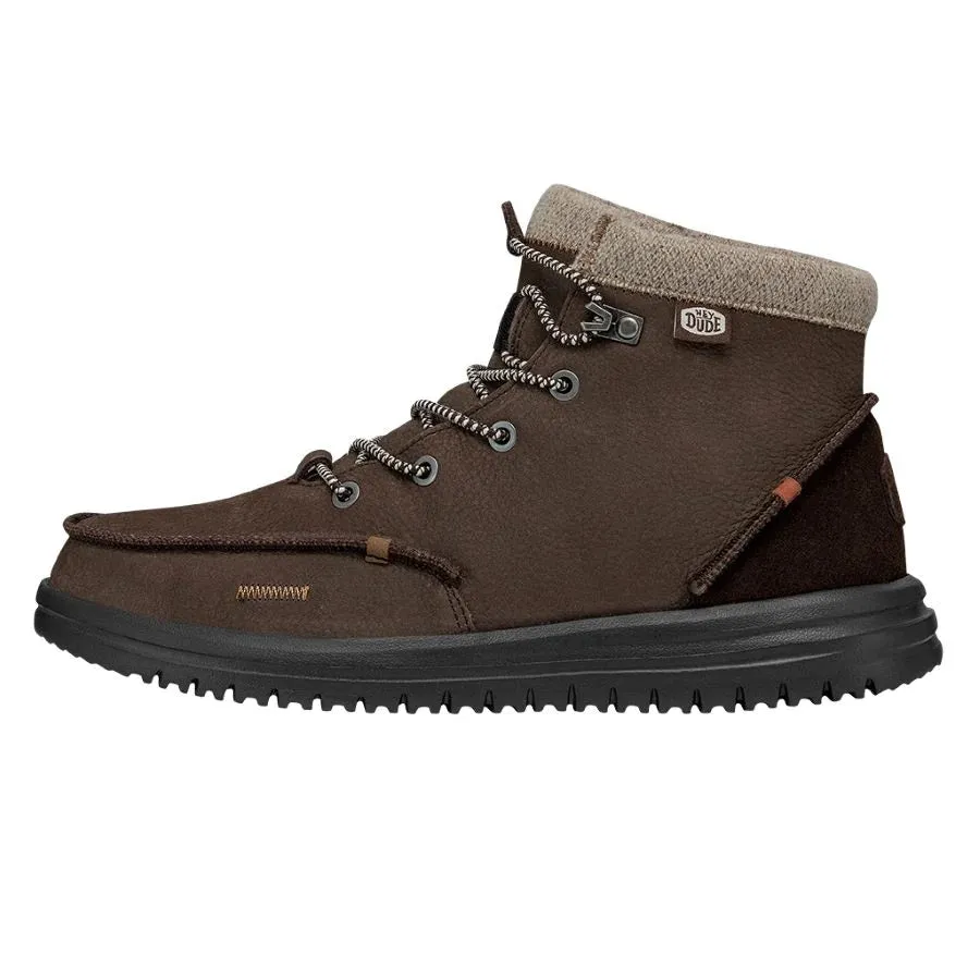 'Hey Dude' Men's Bradley Leather Boot - Brown