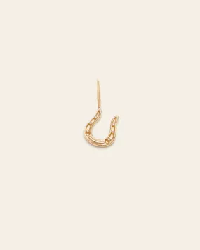 Horseshoe Charm - 14k Solid Gold