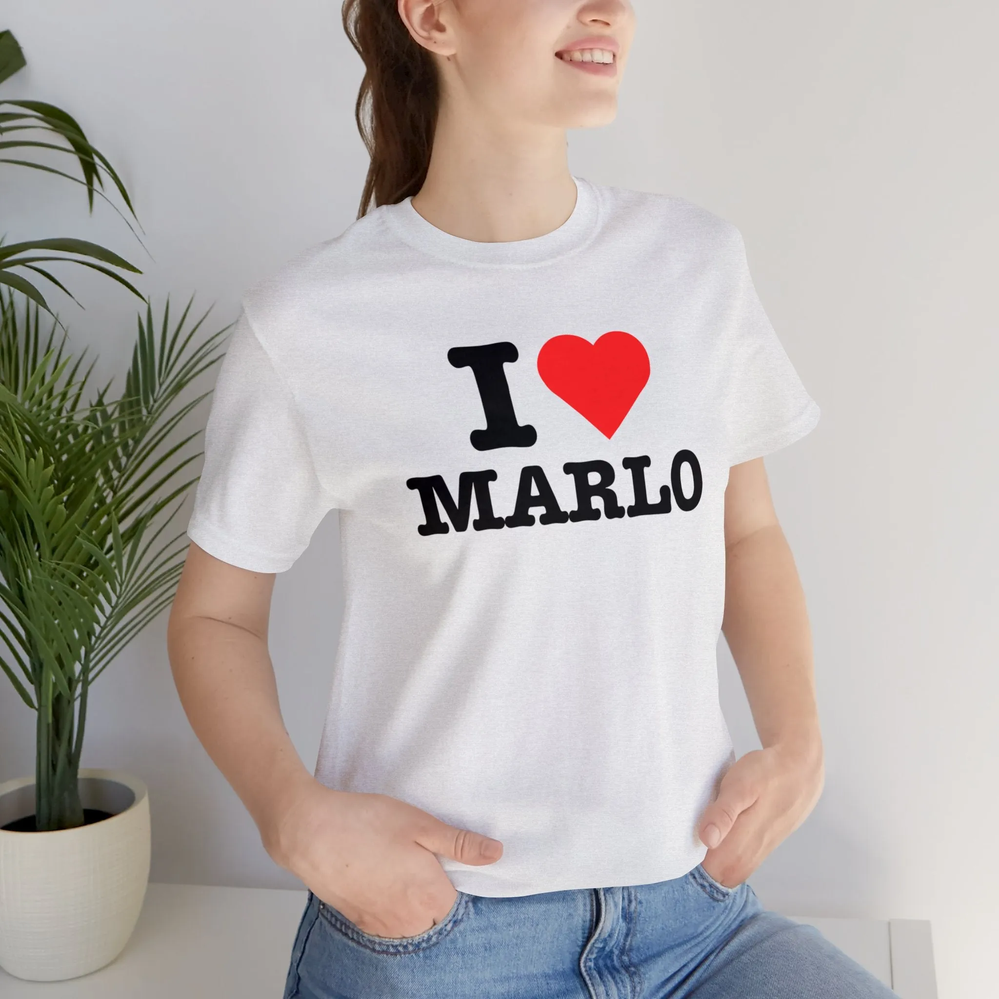 I Heart Marlo - Unisex Jersey Short Sleeve T-Shirt