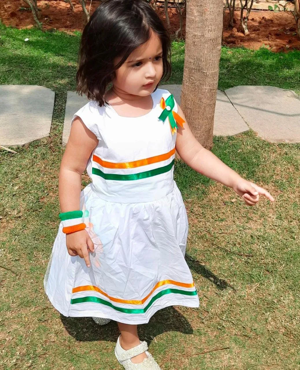 Independence Day Tricolour Dress