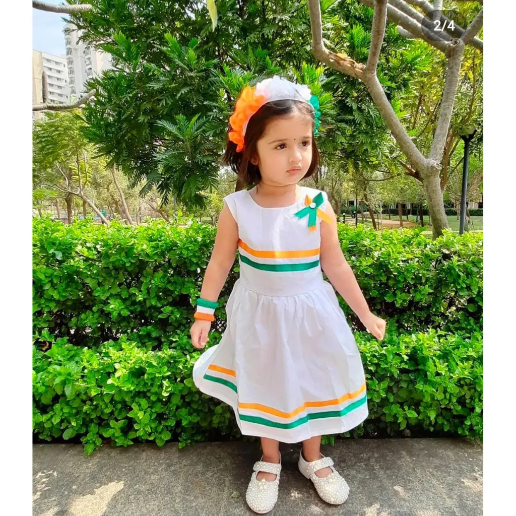 Independence Day Tricolour Dress