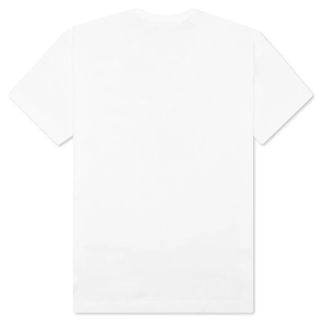 Inverted Text T-Shirt - White