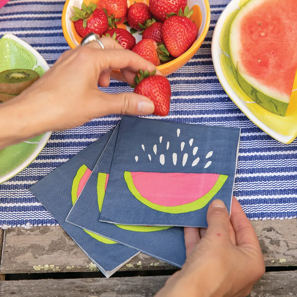 Juicy Watermelon Paper Cocktail Napkins (Pack of 20)