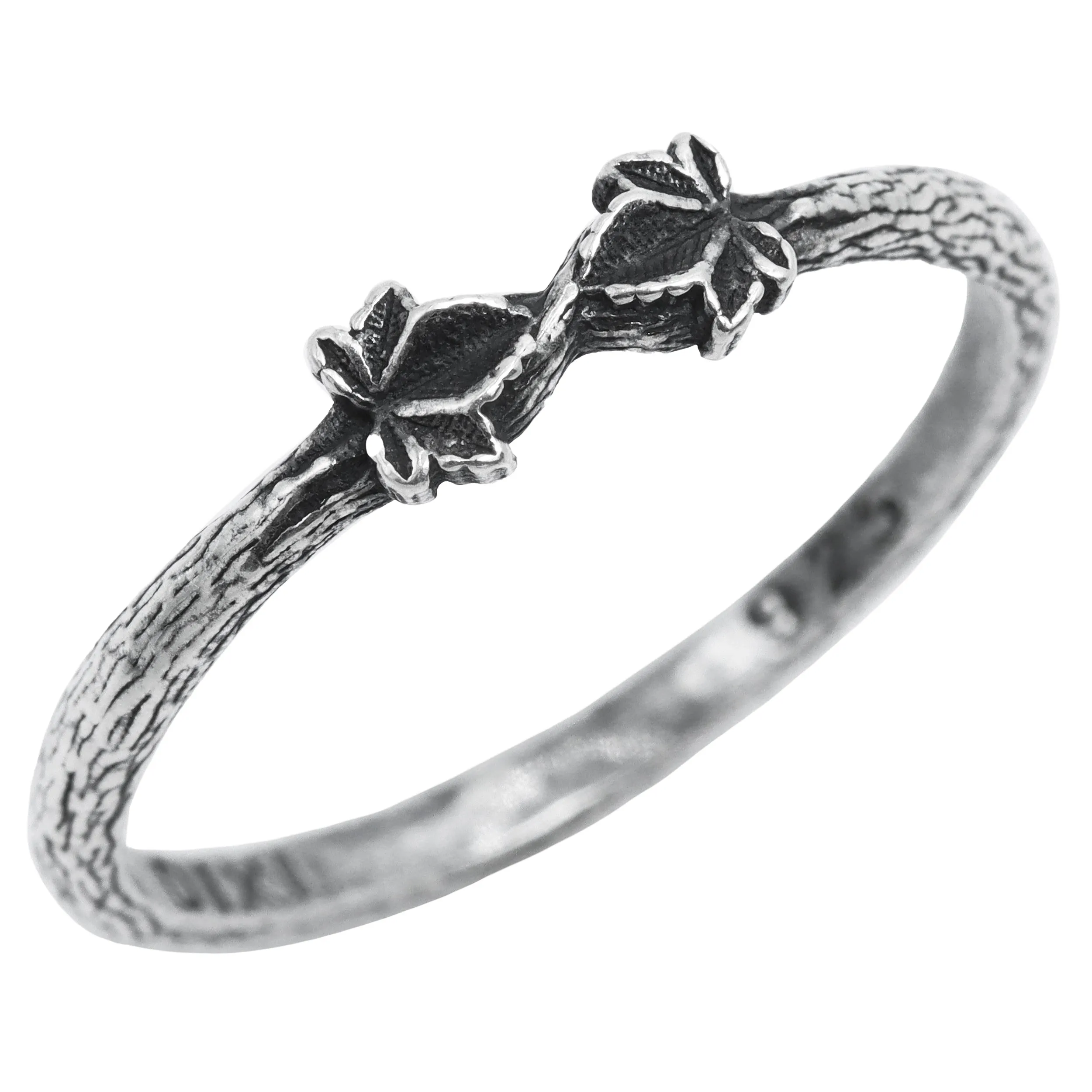 Kissing Hedera Ivy Ring