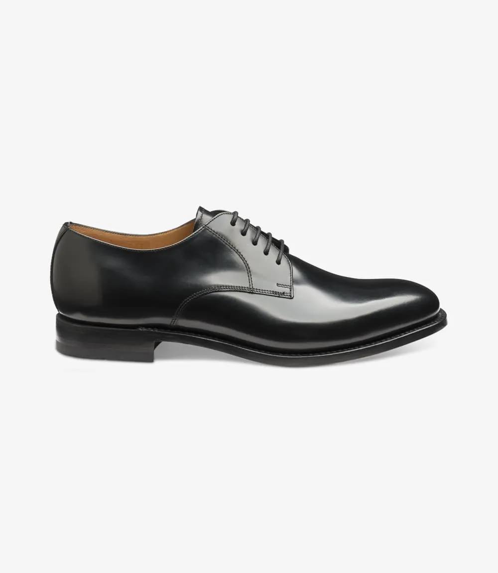 LOAKE 205B Plain Tie shoe - Black