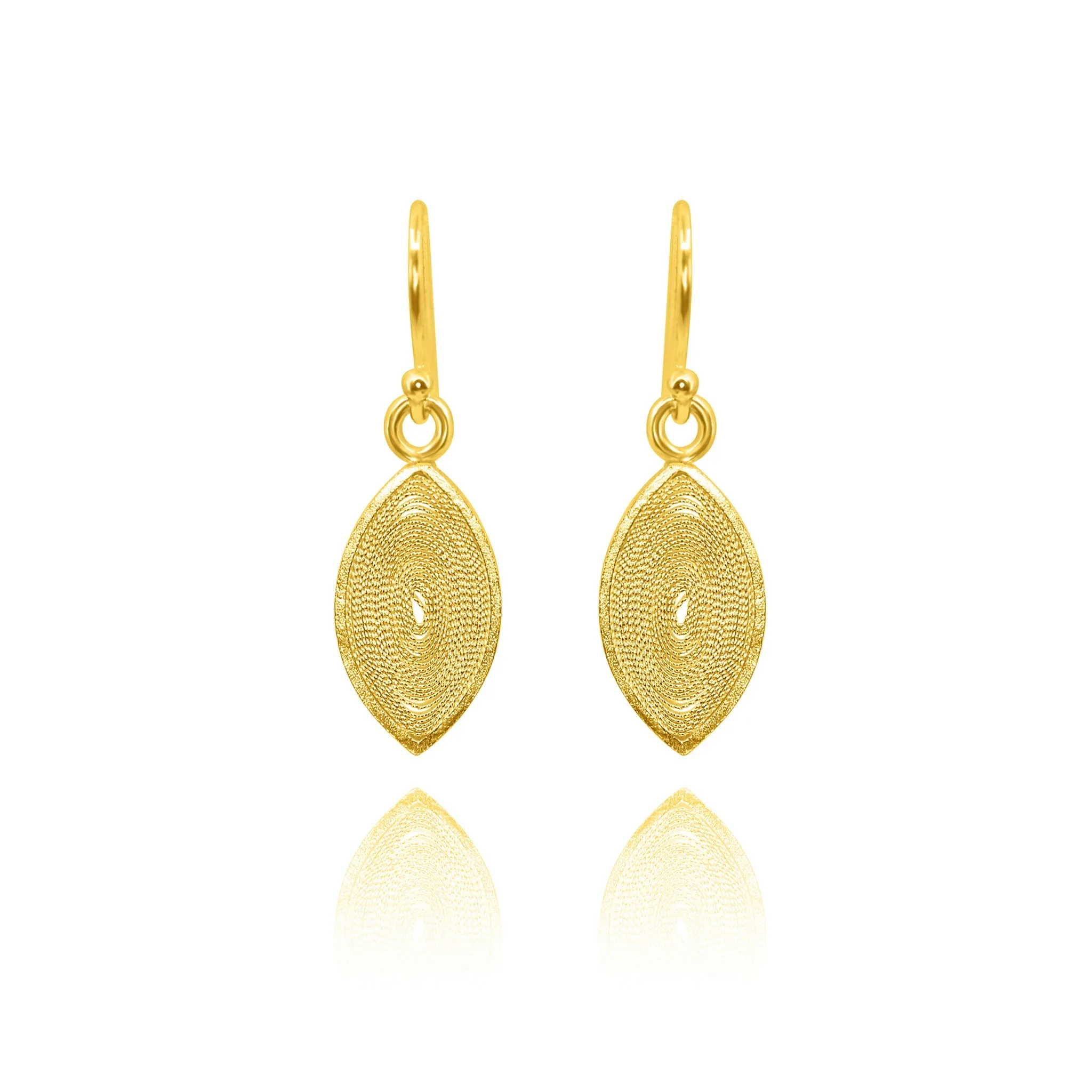 MABELY GOLD SMALL EARRINGS FILIGREE