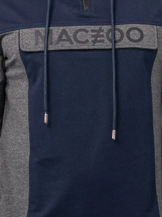 Maceoo Athleisure | Hoodie Square Grey