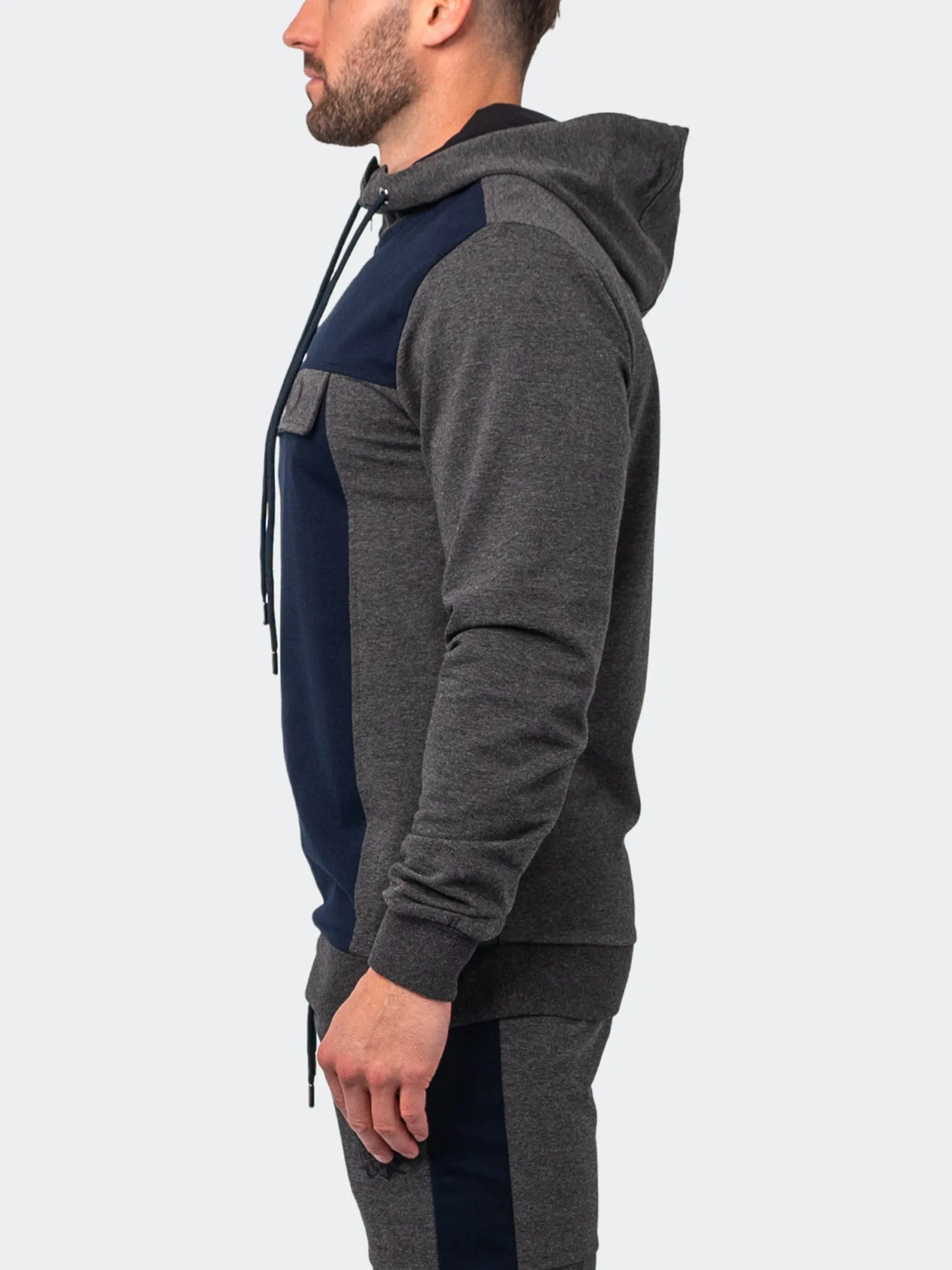 Maceoo Athleisure | Hoodie Square Grey