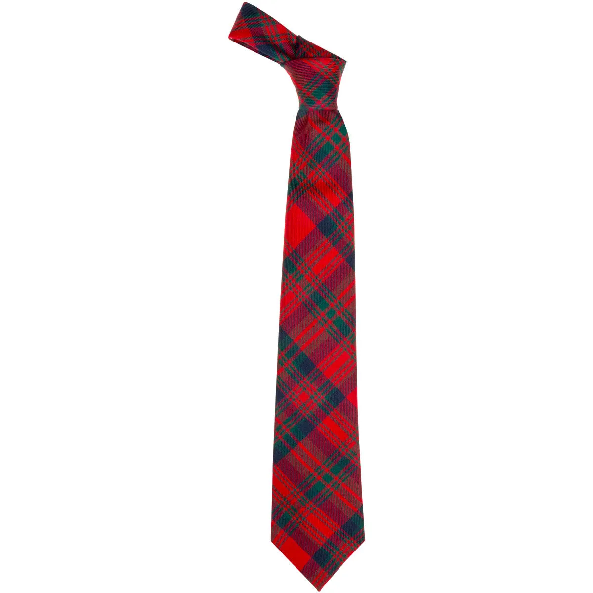 Matheson Red Modern Tartan Tie