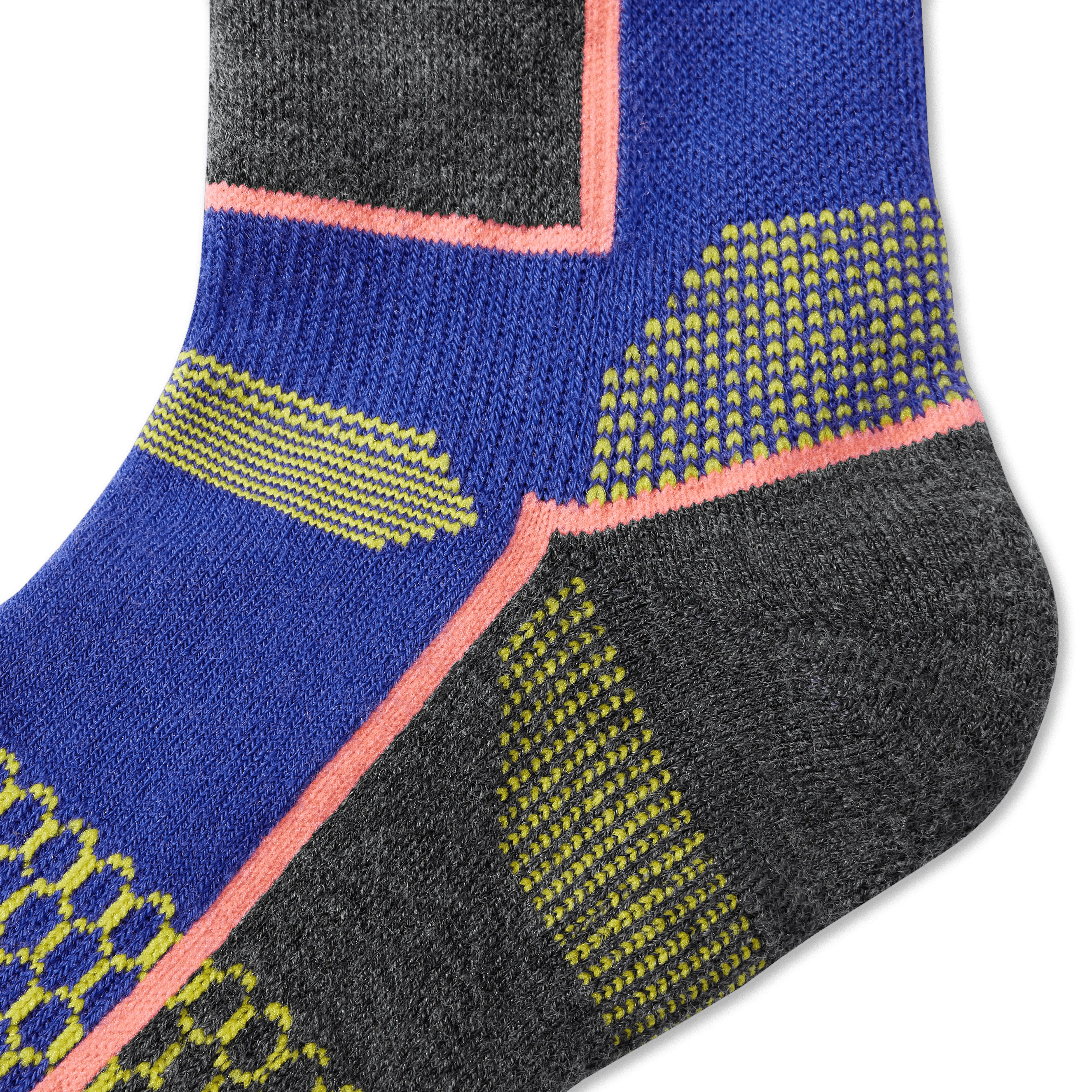 Men's Mid-Cushion Merino Wool Blend Ski & Snowboard Socks