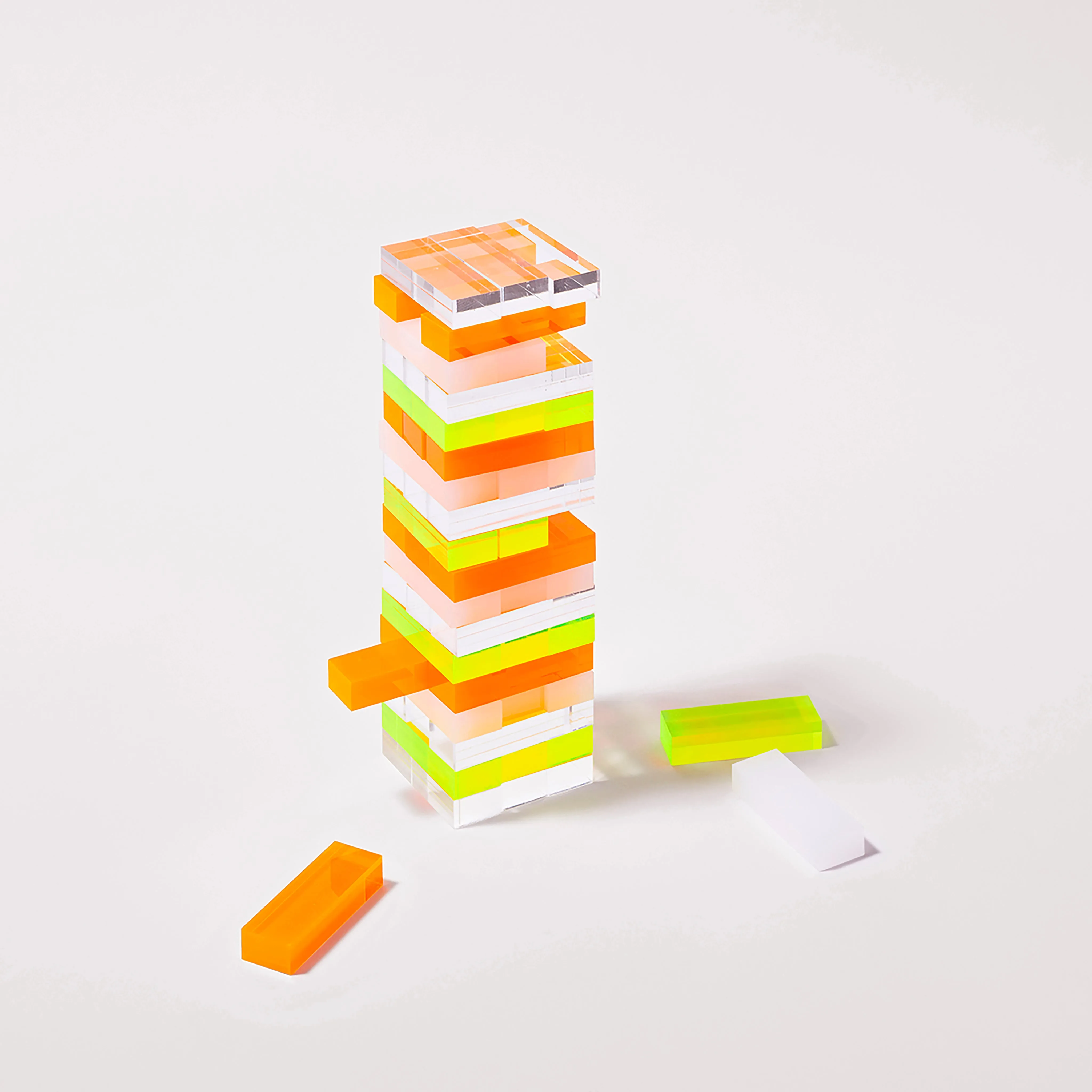 Mini Lucite Jumbling Tower