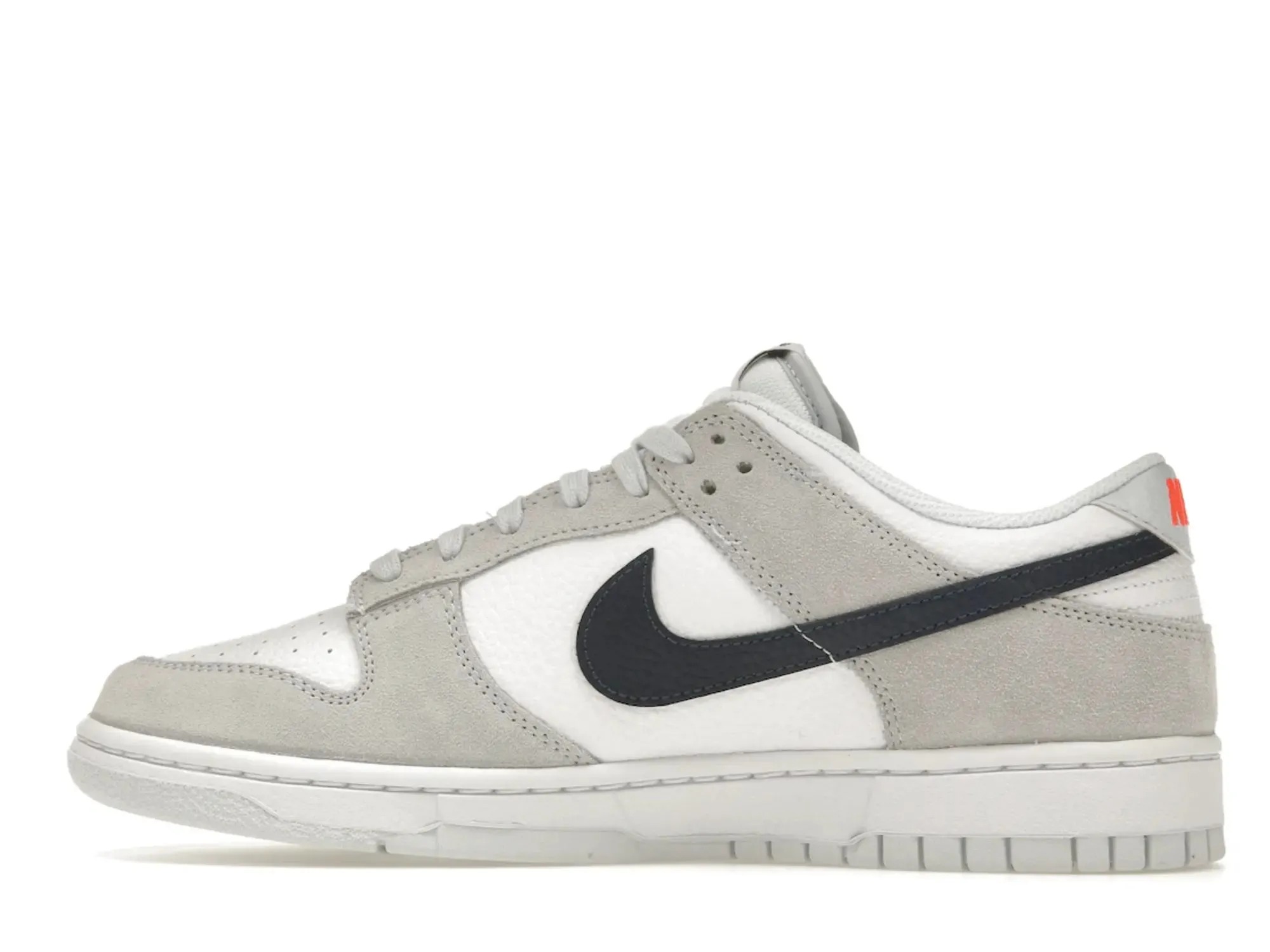 Nike Dunk Low "White Grey Navy Aqua Mini Swoosh"