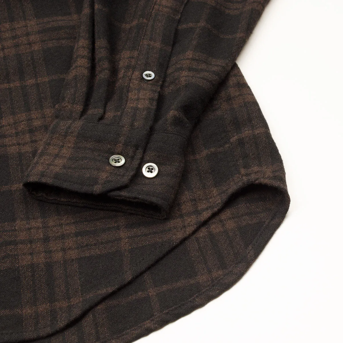 Norse Projects - Algot Relaxed Wool Check Shirt - Espresso