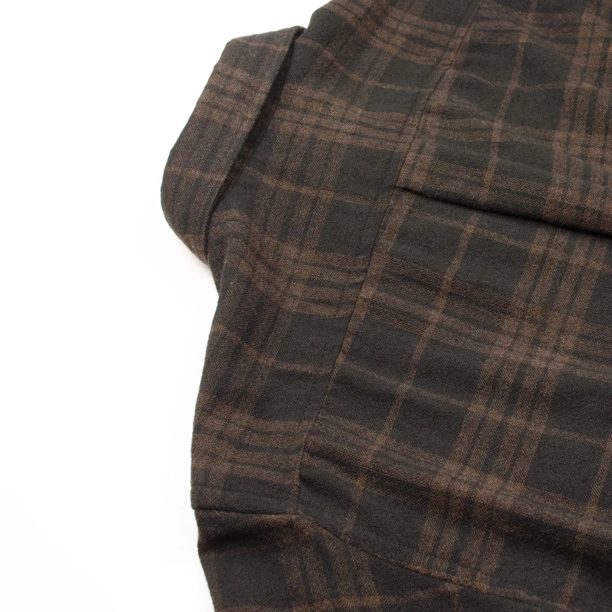 Norse Projects - Algot Relaxed Wool Check Shirt - Espresso