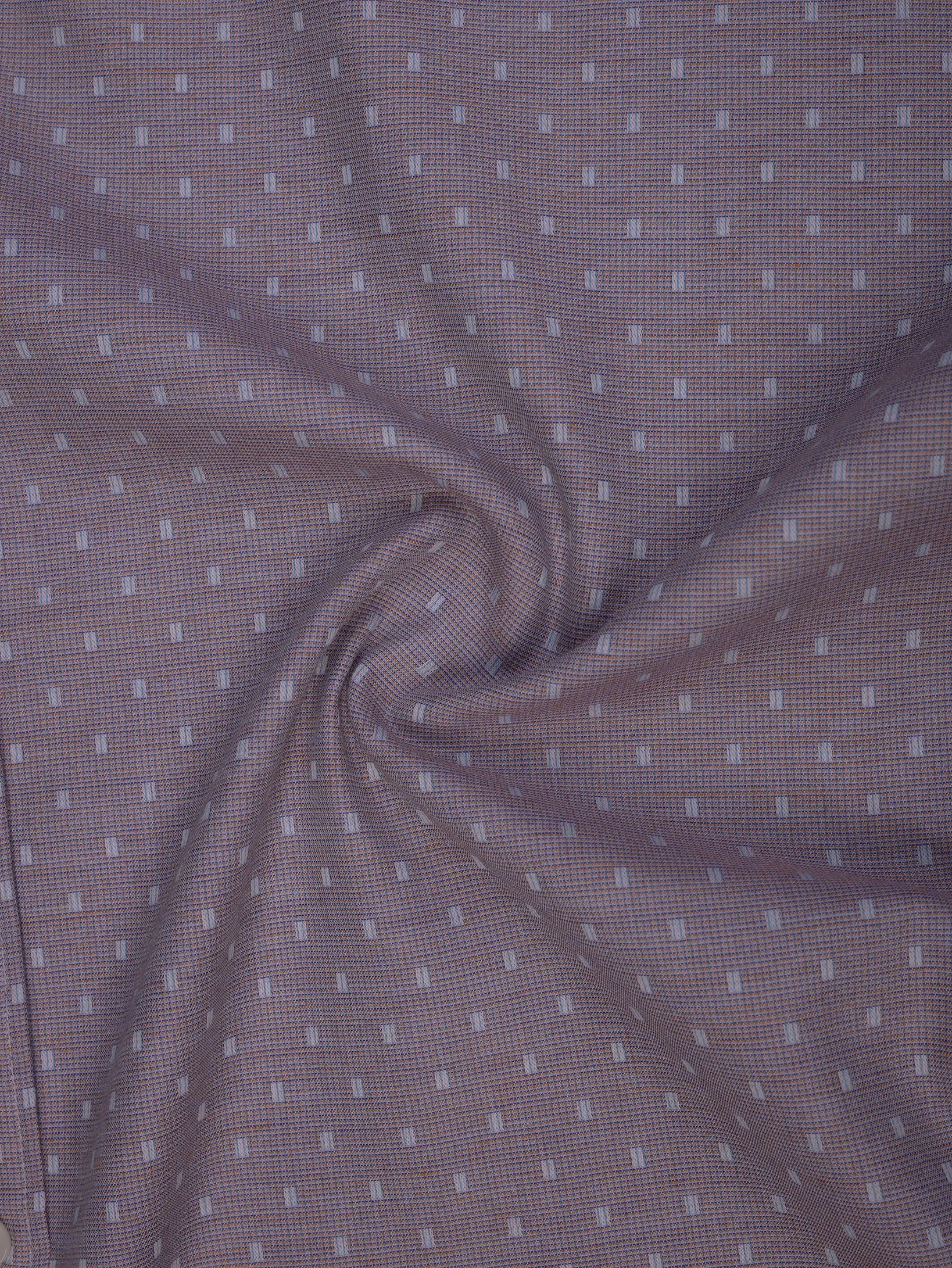 Premium Lavender Dobby Cotton Checks Shirt