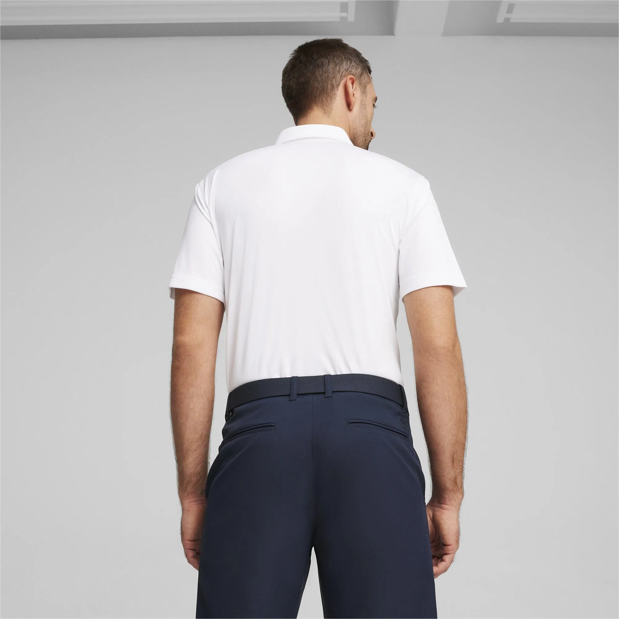 PUMA POLO Pure Solid Blanc