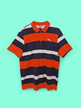 PUMA Vintage 90's Striped Polo Shirt